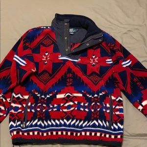 Vintage 90’s POLO FLEECE!!! Ralph Lauren Aztec